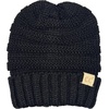 image:imageFunky Junque Toddler Winter Hats for Kids Ages 29 Chunky Cable Knit Slouchy Beanie Warm Ski Cap for Boys and GirlsBlack