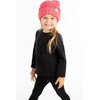 image:imageFunky Junque Toddler Winter Hats for Kids Ages 29 Chunky Cable Knit Slouchy Beanie Warm Ski Cap for Boys and GirlsCandy Pink