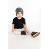 image:imageFunky Junque Toddler Winter Hats for Kids Ages 29 Chunky Cable Knit Slouchy Beanie Warm Ski Cap for Boys and GirlsDark Melange Grey