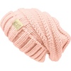 image:imageFunky Junque Toddler Winter Hats for Kids Ages 29 Chunky Cable Knit Slouchy Beanie Warm Ski Cap for Boys and GirlsIndi Pink
