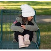 image:imageFunky Junque Toddler Winter Hats for Kids Ages 29 Chunky Cable Knit Slouchy Beanie Warm Ski Cap for Boys and GirlsIvory