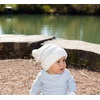 image:imageFunky Junque Toddler Winter Hats for Kids Ages 29 Chunky Cable Knit Slouchy Beanie Warm Ski Cap for Boys and GirlsIvory