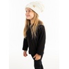 image:imageFunky Junque Toddler Winter Hats for Kids Ages 29 Chunky Cable Knit Slouchy Beanie Warm Ski Cap for Boys and GirlsIvory