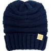 image:imageFunky Junque Toddler Winter Hats for Kids Ages 29 Chunky Cable Knit Slouchy Beanie Warm Ski Cap for Boys and GirlsNavy