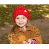 image:imageFunky Junque Toddler Winter Hats for Kids Ages 29 Chunky Cable Knit Slouchy Beanie Warm Ski Cap for Boys and GirlsRed