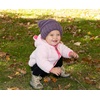 image:imageFunky Junque Toddler Winter Hats for Kids Ages 29 Chunky Cable Knit Slouchy Beanie Warm Ski Cap for Boys and GirlsViolet