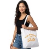 image:imageFunky Junque Tote Bag for Women Canvas Beach Bag Bachelorette Bridal Party Gifts Cute Reusable Shopping Grocery BagsIll Bring the Shots Orange