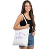 image:imageFunky Junque Tote Bag for Women Canvas Beach Bag Bachelorette Bridal Party Gifts Cute Reusable Shopping Grocery BagsIll Bring the Vibes Lilac