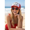 image:imageFunky Junque Trucker Hat amp Sunglasses Set for Women  Bachelorette Party Favors Girls Trip Bridesmaid GiftsAnxiety  Hat  Sunglasses Set Red