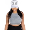 image:imageFunky Junque Trucker Hat amp Sunglasses Set for Women  Bachelorette Party Favors Girls Trip Bridesmaid GiftsIm the Bride  Hat  Sunglasses Set White
