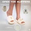 image:imageFunky Junque White Bridal Slippers Faux Fur Pearl Rhinestone Bride Slides  Plush faux fur slippers with rhinestone lettering for getting ready weddings bridal showers amp engagementsI Do White