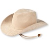 image:imageFunky Junque Wide Brim Cowboy Hat for Women with Decorative Band  Adjustable Fit Cowboy Hat with Sun Protection Concerts Festivals and Western for WomenSuede W Chinstrap  Beige