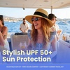 image:imageFunky Junque Wide Brim Panama Sun Hat Womens Packable Straw  Lightweight paper hat with adjustable drawstring for beach trips vacations summer getaways amp everyday wearSplit Back Bow  Natural