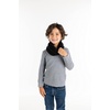 image:imageFunky Junque Winter Fleece Lined Neck Warmer Tube Scarf DoubleLayered Cold Weather Face Cover Gaiter Kids Boys Girls ToddlerBlack