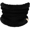 image:imageFunky Junque Winter Fleece Lined Neck Warmer Tube Scarf DoubleLayered Cold Weather Face Cover Gaiter Kids Boys Girls ToddlerBlack