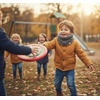 image:imageFunky Junque Winter Fleece Lined Neck Warmer Tube Scarf DoubleLayered Cold Weather Face Cover Gaiter Kids Boys Girls ToddlerHeather Grey