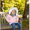 image:imageFunky Junque Winter Fleece Lined Neck Warmer Tube Scarf DoubleLayered Cold Weather Face Cover Gaiter Kids Boys Girls ToddlerHeather Grey