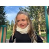 image:imageFunky Junque Winter Fleece Lined Neck Warmer Tube Scarf DoubleLayered Cold Weather Face Cover Gaiter Kids Boys Girls ToddlerIvory