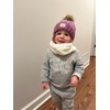 image:imageFunky Junque Winter Fleece Lined Neck Warmer Tube Scarf DoubleLayered Cold Weather Face Cover Gaiter Kids Boys Girls ToddlerIvory