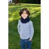 image:imageFunky Junque Winter Fleece Lined Neck Warmer Tube Scarf DoubleLayered Cold Weather Face Cover Gaiter Kids Boys Girls ToddlerNavy