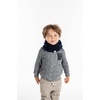 image:imageFunky Junque Winter Fleece Lined Neck Warmer Tube Scarf DoubleLayered Cold Weather Face Cover Gaiter Kids Boys Girls ToddlerNavy