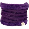 image:imageFunky Junque Winter Fleece Lined Neck Warmer Tube Scarf DoubleLayered Cold Weather Face Cover Gaiter Kids Boys Girls ToddlerPurple