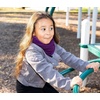 image:imageFunky Junque Winter Fleece Lined Neck Warmer Tube Scarf DoubleLayered Cold Weather Face Cover Gaiter Kids Boys Girls ToddlerPurple