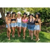 image:imageFunky Junque Womens Rhinestone Cowboy Hat  Lightweight Straw Cowboy Hat with Sun Protection Concerts Festivals and Western for Women4 Pack 1 Bride WhiteSilver  3 Black