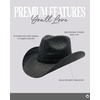 image:imageFunky Junque Womens Rhinestone Cowboy Hat  Lightweight Straw Cowboy Hat with Sun Protection Concerts Festivals and Western for WomenBlack