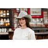 image:imageFunky Junque Womens Rhinestone Cowboy Hat  Lightweight Straw Cowboy Hat with Sun Protection Concerts Festivals and Western for WomenPearl  Rhinestone  Sage
