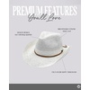 image:imageFunky Junque Womens Rhinestone Cowboy Hat  Lightweight Straw Cowboy Hat with Sun Protection Concerts Festivals and Western for WomenSequin  White