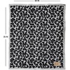 image:imageSoft Baby Blanket  Tie Dye  Dark GreyLight Grey  Soft baby blanket with large 30x35 inch size for snuggling sleeping crib naps strollers amp shower giftsLeopard Pattern  Ivory