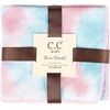 image:imageSoft Baby Blanket  Tie Dye  Dark GreyLight Grey  Soft baby blanket with large 30x35 inch size for snuggling sleeping crib naps strollers amp shower giftsTie Dye  Pale PinkPale Blue