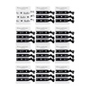 image:imageBachelorette Hair Ties  12 Pack 1 Bride amp 11 Squad  Stretch elastic hair ties with Bride and Bridesmaid lettering for bachelorette parties showers favors amp proposals12 Pack 1 Bride White  11 Squad Black