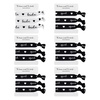 image:imageBachelorette Hair Ties  12 Pack 1 Bride amp 11 Squad  Stretch elastic hair ties with Bride and Bridesmaid lettering for bachelorette parties showers favors amp proposals6 Pack 1 Bride White  5 Squad Black