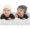 2 Pack - Ivory & Heather Grey