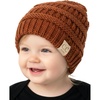image:imageFunky Junque Baby Winter Hat  Cute Newborn Hats Cozy Warm Infant Beanie Soft Knit Stocking Stuffer for Babies 012 MonthsRust