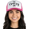 The Crazy One - Hot Pink/White