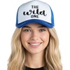 image:imageFunky Junque Bachelorette Trucker Hat for Women  Bride Squad Foam Mesh Cap Bridal Party FavorsThe Wild One Royal BlueWhite