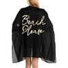 Beach Please - Black/Gold