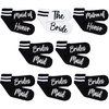 8 Pack: the Bride  Maid of Honor  Matron of Honor & 5 Bridesmaid
