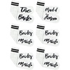 6 Pack: the Bride  Maid of Honor  4 Bridesmaid (Confetti)