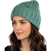 image:imageFunky Junque Chunky Knit Wool Beanie for Men and Women Warm Winter Hat Unisex Stretchable Cuffed Ski CapGreen