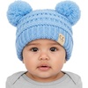 Pale Blue - Double Pom
