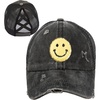 Smiley Face - Black/Yellow