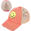 Smiley - Coral/Yellow