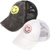 2 Pack Smiley Face - Black/Yellow & White/Pink