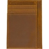 image:imageFunky Junque Mens Minimal Leather Wallet Slim RFID Blocking Card and ID Case Holder with Front ID Window BlackCamel