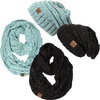 2 Pack: Confetti Black & Confetti Mint