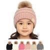 Indi Pink - Faux Fur Pom